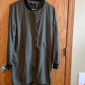 Sanctuary XS olive lightweight jacket